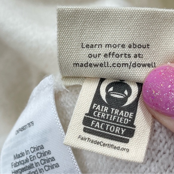 Madewell Cozy Walker Cream Colored Alpaca Wool Blend Open Cardigan Pockets Small - Picture 13 of 13